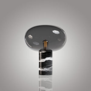 Otto Black Marble Table Lamp