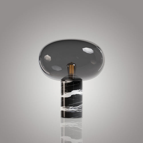 Otto Black Marble Table Lamp
