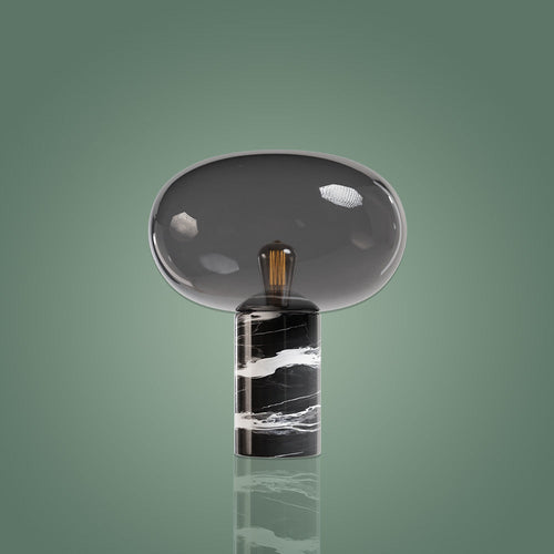 Otto Black Marble Table Lamp