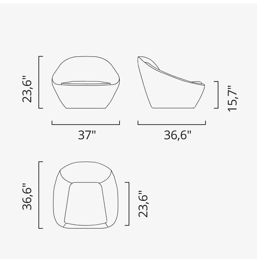Tao Armchair - Floor Sale