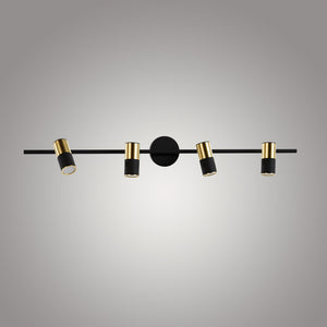 Tire Spot Quadruple- Matte Brass-Black