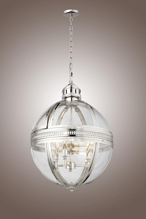 Utah Lantern Pendant Chandelier Medium - Brass