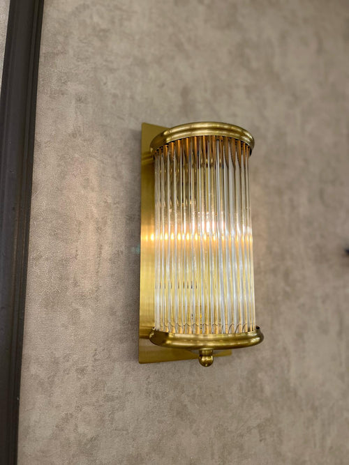 Kensington Rod Glass Wall Sconce Rich text editor