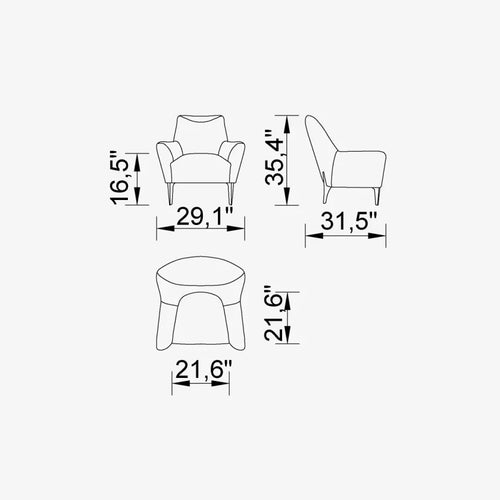 Paris Armchair - Floor Sale