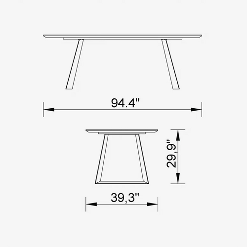 Como Dining Table - Floor Sale