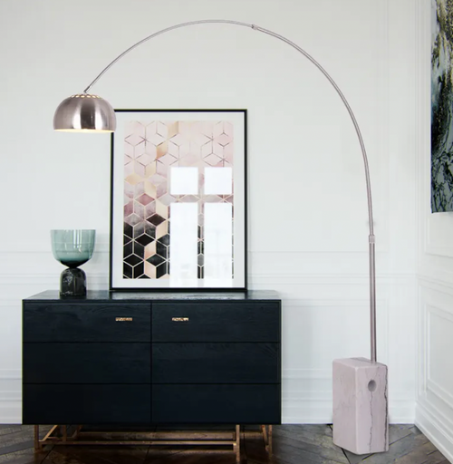 Cube Fishing Rod Floor Lamp