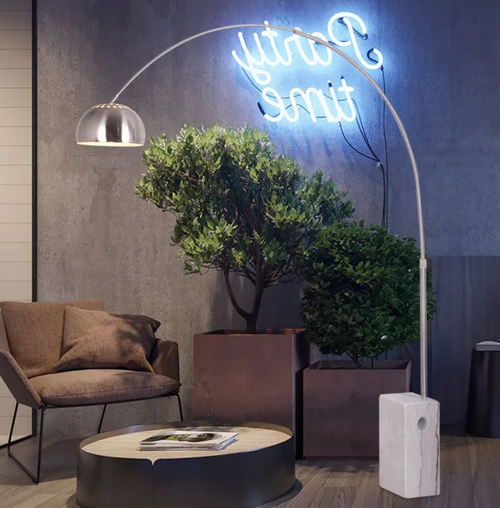 Cube Fishing Rod Floor Lamp