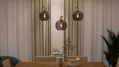 Globe Brass Detailed Triple Set - Linear