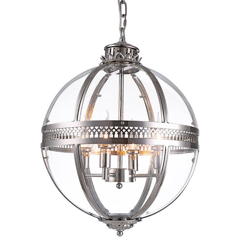 Utah Lantern Pendant Chandelier Medium - Brass