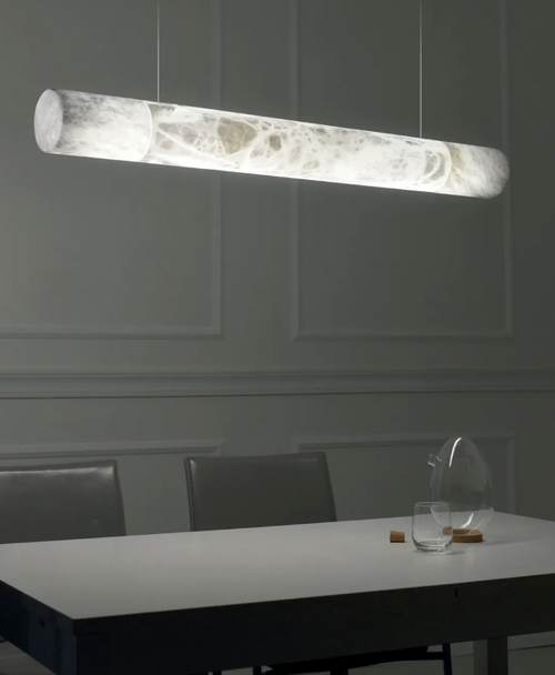 Shiny Marble Linear Chandelier