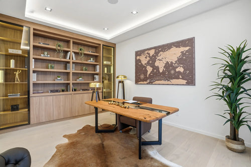 Epoxy Wood Desk