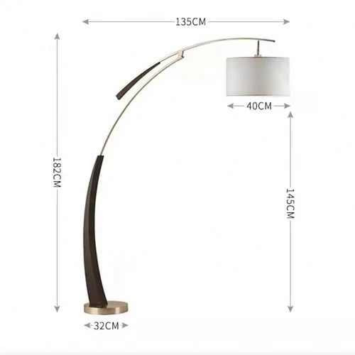Skog Fishing Rod Floor Lamp