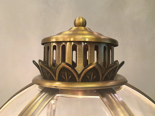 Utah Lantern Floor Lamp - Chrome