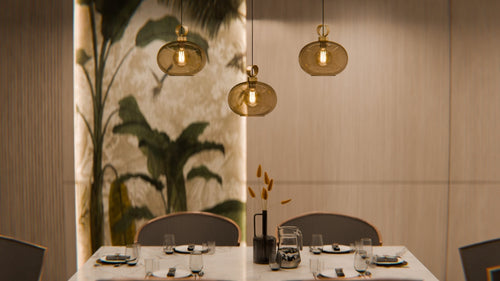 Disco Triple Set - Flat Large Glass